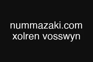 nummazaki.com xolren vosswyn