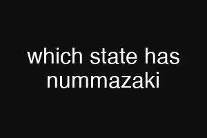 which state has nummazaki